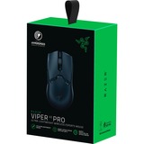 Razer Viper V2 Pro mus Højre hånd RF Wireless + USB Type-C Optisk 30000 dpi, Gaming mus Sort, Højre hånd, Optisk, RF Wireless + USB Type-C, 30000 dpi, Sort