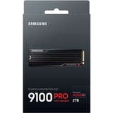 SAMSUNG 9100 PRO Heatsink 2 TB, Solid state-drev 