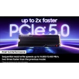 Samsung MZ-VAP2T0 2 TB M.2 PCI Express 5.0 NVMe V-NAND TLC, Solid state-drev 2 TB, M.2, 14700 MB/s