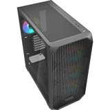 Sharkoon AK3 RGB, Towerkabinet Sort