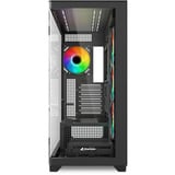 Sharkoon ELITE SHARK CA500 Generaloverhalt, Towerkabinet Sort