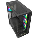 Sharkoon ELITE SHARK CA500 Generaloverhalt, Towerkabinet Sort