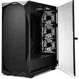 Sharkoon REV300 Tower Sort, Towerkabinet Sort, Tower, PC, Sort, ATX, EATX, micro ATX, Mini-ITX, Hærdet glas, Kabinet faner