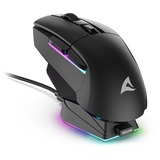 Sharkoon SKILLER SGM50W, Gaming mus Sort