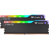 Thermaltake TOUGHRAM Z-ONE RGB D5 hukommelsesmodul 32 GB 2 x 16 GB DDR5 5200 Mhz Fejlkorrigerende kode Sort, 32 GB, 2 x 16 GB, DDR5, 5200 Mhz