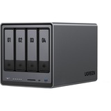 Ugreen NASync DXP4800 NAS Kompakt N100 8 GB DDR5 0 TB UGOS Pro Sort NAS, Kompakt, N100, 8 GB, DDR5, 0 TB