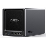 Ugreen NASync DXP4800 NAS Kompakt N100 8 GB DDR5 0 TB UGOS Pro Sort NAS, Kompakt, N100, 8 GB, DDR5, 0 TB