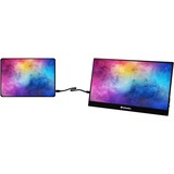 Verbatim 49590 computerskærm 35,6 cm (14") 1920 x 1080 pixel Fuld HD LCD Sort, LED-skærm Sort, 35,6 cm (14"), 1920 x 1080 pixel, Fuld HD, LCD, 6 ms, Sort
