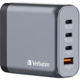 Verbatim GNC-140 Universel Sort, Grå Vekselstrøm Hurtig opladning Indendørs, Oplader grå, Indendørs, Vekselstrøm, 20 V, Sort, Grå