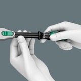 Wera Kraftform Kompakt Zyklop MS1 Metal-/Speed-skralde, 1/4" Sort/Grøn