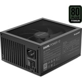 be quiet! DARK POWER 12 850W enhed til strømforsyning 20+4 pin ATX ATX Sort, PC strømforsyning Sort, 850 W, 100 - 240 V, 950 W, 50/60 Hz, 13 - 7 A, 13 A