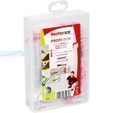 fischer Profi-Box DuoLine + skrue, Dyvel Lys grå/Rød