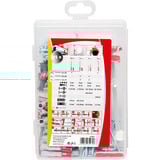 fischer Profi-Box DuoLine + skrue, Dyvel Lys grå/Rød