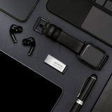 ADATA UR350-256G-RSR/BK, USB-stik nikkel/Sort