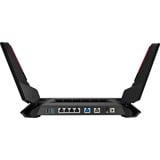 ASUS GT-AX6000 AiMesh trådløs router Gigabit Ethernet Dual-band (2,4 GHz / 5 GHz) Sort Wi-Fi 6 (802.11ax), Dual-band (2,4 GHz / 5 GHz), Ethernet LAN, 3G, Sort, Bordplade router