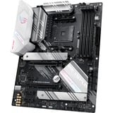 ASUS ROG STRIX B550-A GAMING AMD B550 Stik AM4 ATX, Bundkort Sølv/Sort, AMD, Stik AM4, AMD Ryzen™ 3, DDR4-SDRAM, 128 GB, DIMM