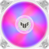 ASUS TUF GAMING TF120 ARGB WHITE EDITION Computerkabinet Luftkøler 12 cm Hvid 1 stk, Sag fan Hvid/gennemsigtig, Luftkøler, 12 cm, 250 rpm, 1900 rpm, Hvid