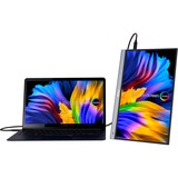 ASUS ZenScreen MQ16AHE computerskærm 39,6 cm (15.6") 1920 x 1080 pixel Fuld HD OLED Sølv, OLED skærm Sølv, 39,6 cm (15.6"), 1920 x 1080 pixel, Fuld HD, OLED, 1 ms, Sølv