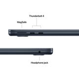 Apple MacBook Air 34,5 cm (13,6") 2025, Notebook Sort