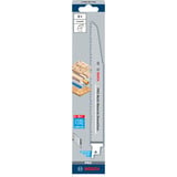 Bosch 2 608 657 610 stiksav, rullesav & sabelsavklinge Saber savklinge Bimetal 1 stk Saber savklinge, Spånplade, Glasfiber forstærket plastik, Træ, Bimetal, Grå, 3,2 mm, 22,5 cm