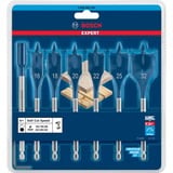 Bosch 2 608 900 334 borehoved Spade borehoved 7 stk, Drill bit sæt Boremaskine, Spade borehoved, Blødt træ, Blå, Grå, 235 mm, 215 mm