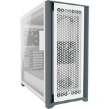 Corsair 5000D AIRFLOW Midi Tower Hvid, Towerkabinet Hvid, Midi Tower, PC, Hvid, Plast, Stål, Hærdet glas, Spil, 17 cm