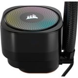 Corsair NAUTILUS 360 RS ARGB, Vandkøling Sort