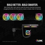 Corsair iCUE LINK QX120 RGB 120mm Renoveret, Sag fan Sort