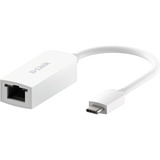 D-Link DUB-E250 netværkskort Ethernet 2500 Mbit/s Ledningsført, USB Type-C, Ethernet, 2500 Mbit/s, Hvid