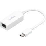 D-Link DUB-E250 netværkskort Ethernet 2500 Mbit/s Ledningsført, USB Type-C, Ethernet, 2500 Mbit/s, Hvid