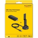 DeLOCK Delock Wi-Fi 6E Dualband WLAN USB Adapter AX5400 