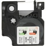 Dymo ægte D1-etiketter | Sort tekst på hvid | 12 mm x 7 m | Selvklæbende etiketter til LabelManager-etiketprintere | 10 stk., Tape Sort, Selvklæbende printeretiket, LabelManager 100, LabelManager 100PLUS, LabelManager 120P, LabelManager 150, LabelManager 160,..., 1,2 cm, 7 m, 300 g