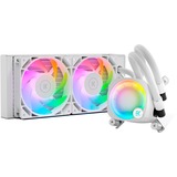 EKWB EK-Nucleus AIO CR240 Lux D-RGB - White, Vandkøling Hvid