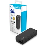 FSP NB PRO strømadapter og vekselret Indendørs 90 W Sort, Strømforsyning Sort, Laptop, Indendørs, 100 - 240 V, 50/60 Hz, 90 W, 18 - 20 V