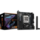 GIGABYTE B850I AORUS PRO, Bundkort Sort