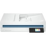 HP ScanJet Enterprise Flow N6600 fnw1 Flatbed skanner 1200 x 1200 dpi A4 Hvid, Fladscanner Hvid, 216 x 356 mm, 1200 x 1200 dpi, 50 sider pr. minut, Flatbed skanner, Hvid, 7,11 cm (2.8")