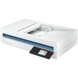 HP ScanJet Enterprise Flow N6600 fnw1 Flatbed skanner 1200 x 1200 dpi A4 Hvid, Fladscanner Hvid, 216 x 356 mm, 1200 x 1200 dpi, 50 sider pr. minut, Flatbed skanner, Hvid, 7,11 cm (2.8")