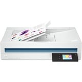 HP ScanJet Enterprise Flow N6600 fnw1 Flatbed skanner 1200 x 1200 dpi A4 Hvid, Fladscanner Hvid, 216 x 356 mm, 1200 x 1200 dpi, 50 sider pr. minut, Flatbed skanner, Hvid, 7,11 cm (2.8")