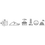 High Peak Enbue telt Siskin 2.0 LW olivengrøn/Rød