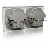 ICY BOX IB-MPS4200W-PD, Stikdåse Hvid