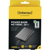 Intenso Powerbank MC10000, Power Bank grå/Sort