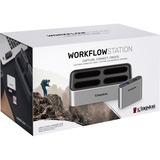 Kingston Workflow Station Ledningsført USB 3.2 Gen 2 (3.1 Gen 2) Type-C Sort, Sølv, Docking station Sølv/Sort, Ledningsført, USB 3.2 Gen 2 (3.1 Gen 2) Type-C, Sort, Sølv, Kina, DC, Windows 10, Windows 10 Education, Windows 10 Education x64, Windows 10 Enterprise, Windows 10...