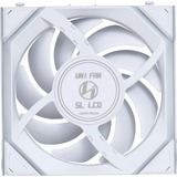 Lian Li UNI FAN SL120 LCD Wireless, Sag fan Hvid