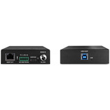 Lindy USB 3.2 Gen 1 Cat.6A HDBaseT Extender, USB-forlænger Sort