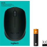 Logitech B170 Black Bp mus Ambidextrous RF trådløst Optisk Sort, Ambidextrous, Optisk, RF trådløst, Sort