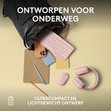 Logitech Pebble Mouse 2 M350s, Mus Rosa