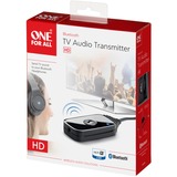 One for all SV 1770 wireless audio transmitter 3,5 mm 10 m Sort, Streamer-medium Sort, Bluetooth, 3,5 mm, 3.0+HS, A2DP, 10 m, Sort