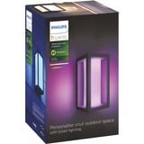 Philips Hue White & Color Ambiance Impress Udendørs Væglampe, LED lys Sort