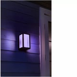 Philips Hue White & Color Ambiance Impress Udendørs Væglampe, LED lys Sort
