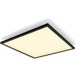 Philips White Ambiance Aurelle kvadratisk panel lampe XL, LED lys Sort